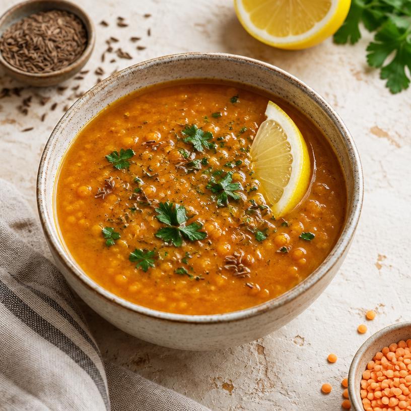 Red lentil soup